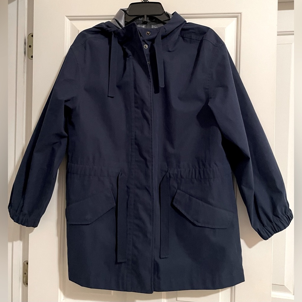 Madewell Waterproof Raincloud
Raincoat, Medium, Color Classic Indigo